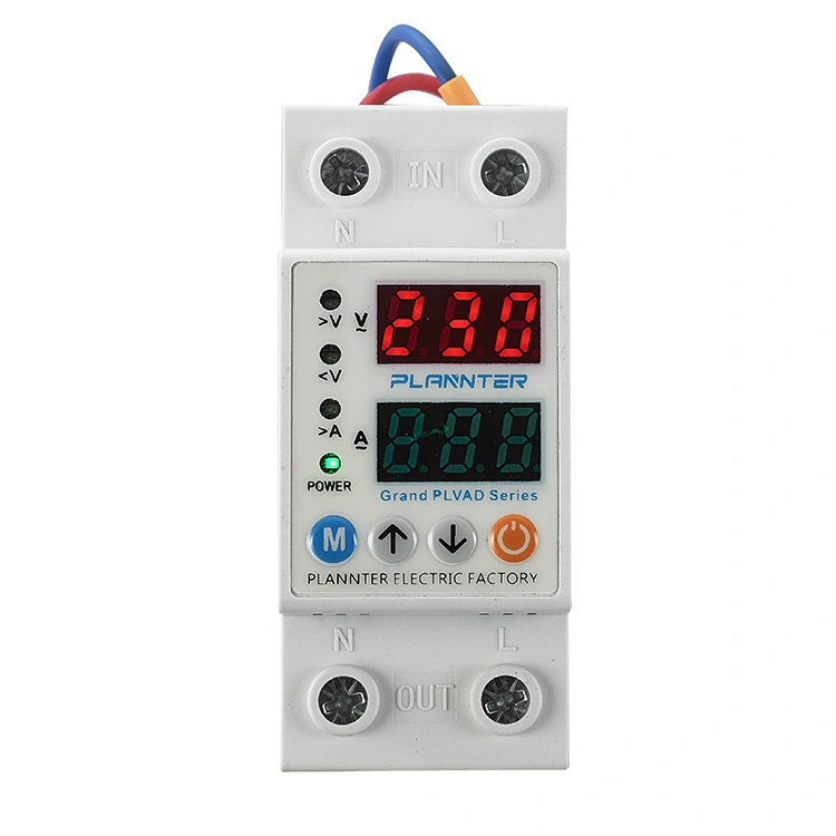 Protector de voltaje de pantalla dual